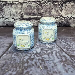 Vintage Pottery Craft USA Collectible Duck Salt and Pepper Shaker